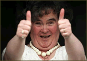 Susan Boyle Thumbs Up