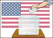 US election image